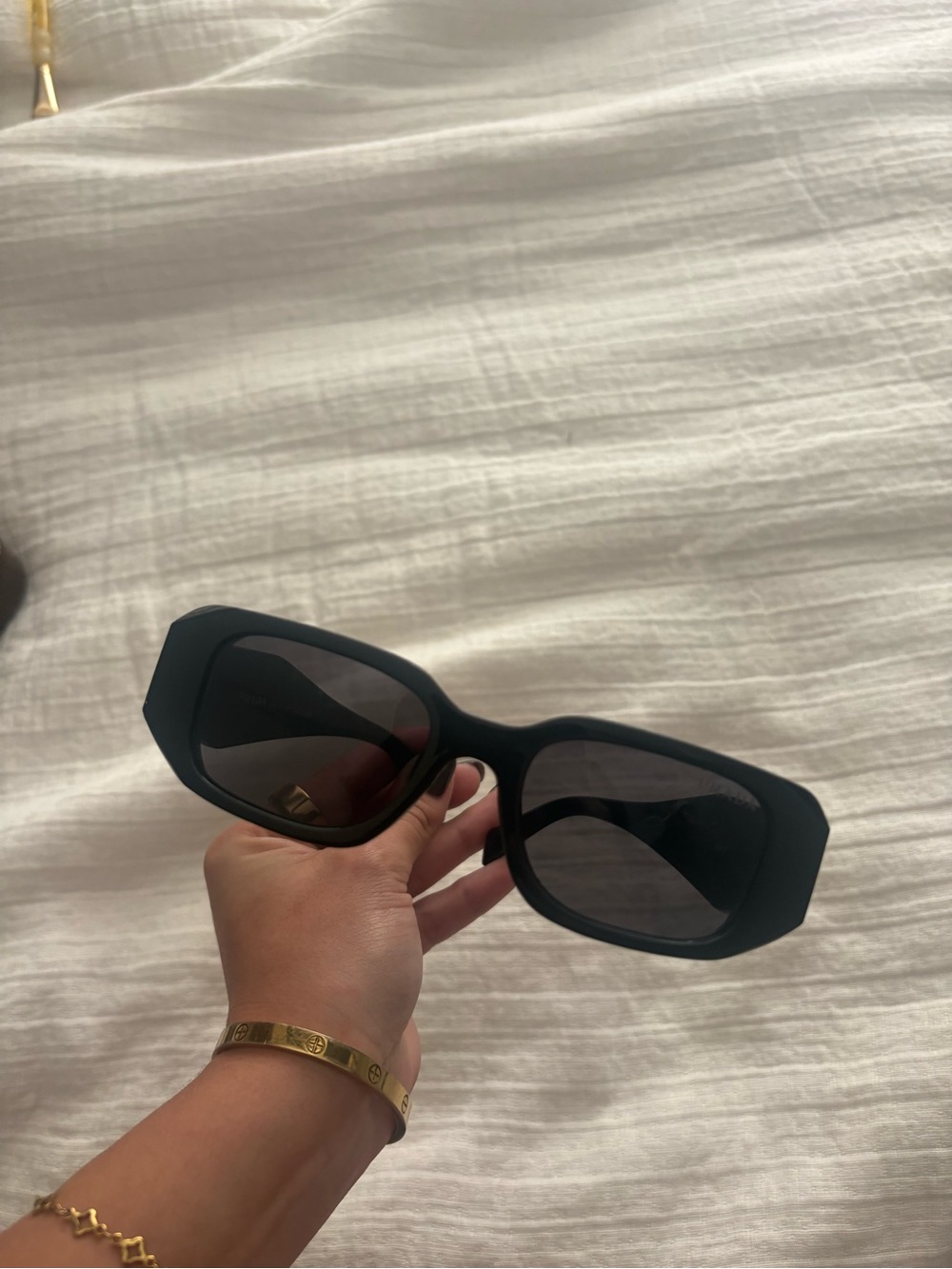 Black Prada Women's Fashion Sunglasses - Minimal Modern Style #designer #luxury